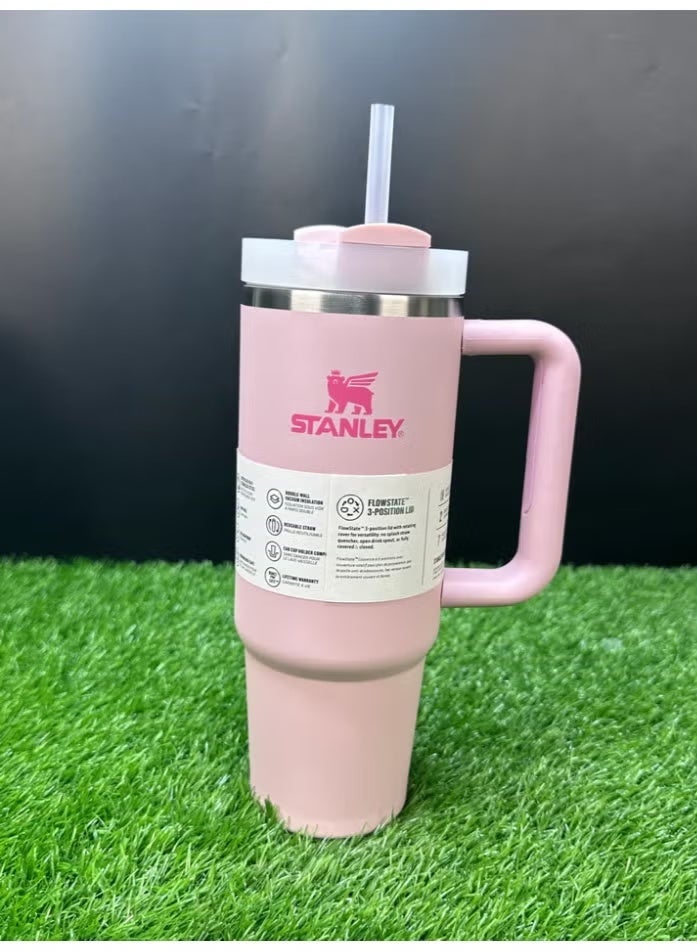 Stanley Quencher H2.0 FlowState Stainless Steel Vacuum Insulated Tumbler with Lid and Straw for Water, Iced Tea or Coffee, Smoothie and More, 40 oz - Image 1