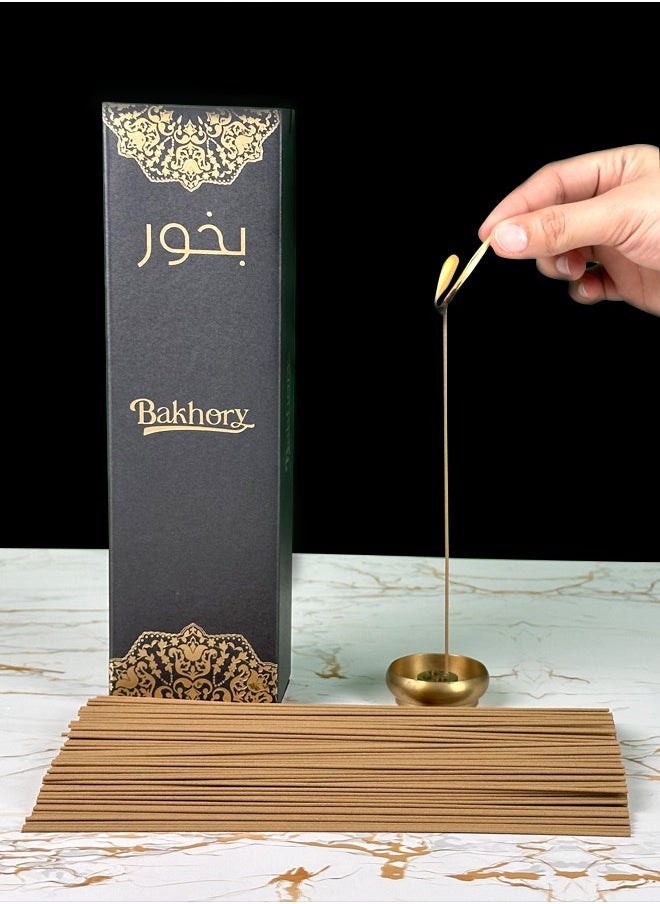 بخورى - أعواد بخور العود الكمبودي 417 عصي، خشب العود النقي للمكتب والمنزل واليوجا والتأمل، 100 جرام - Image 1