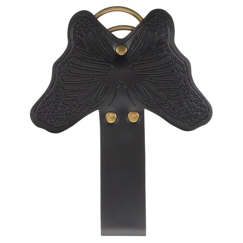 Medieval Renaissance Belt Accessories For Women Faux Leather Waistband Butterfly Buckle For Cosplay And Halloween Costume Events - Image 4