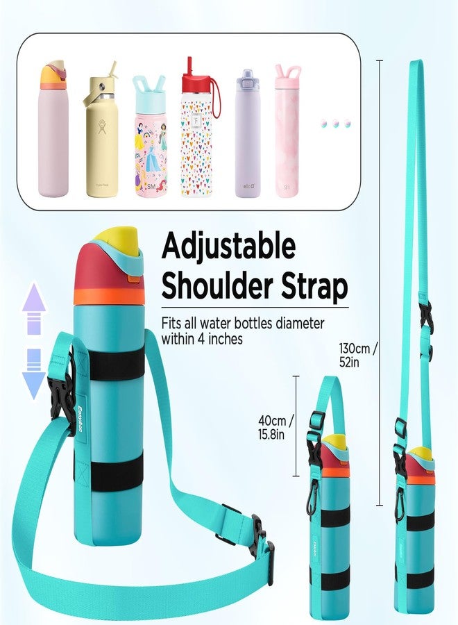 EasyAcc Water Bottle Holder Strap Sling, for Owala FreeSip 24 32 40 oz, Hydro Flask, Cirkul, Yeti, Stanley Flip, Universal Water Bottles, with Carabiner, for Walking Curise Travel (Bottle Excluded) - Image 5