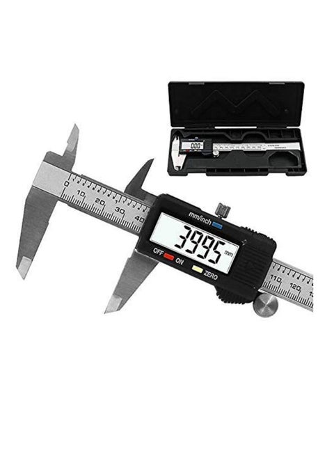 Digital Vernier Caliper Measuring Tool Inch, Millimeter Conversion Extra Large LCD Screen 6 Inch 150 mm Auto Off Featured Micrometer Ruler