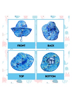 NENOUSH Bucket Hat For Boys - Kids Bucket Hat with Neck Flap Adjustable - Sun Protection Hat - Perfect for Beach - Pool - Travel - Hiking and Camping  - Image 5