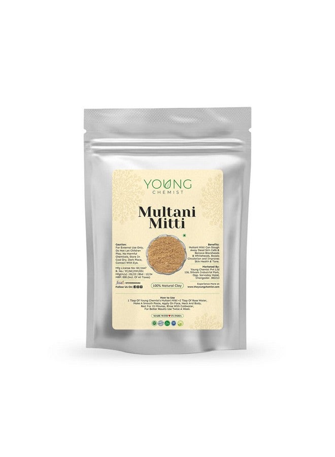 Young Chemist Premium Multani Mitti Clay | Promotes healthy skin cell and reduce acne (500g) - Image 1