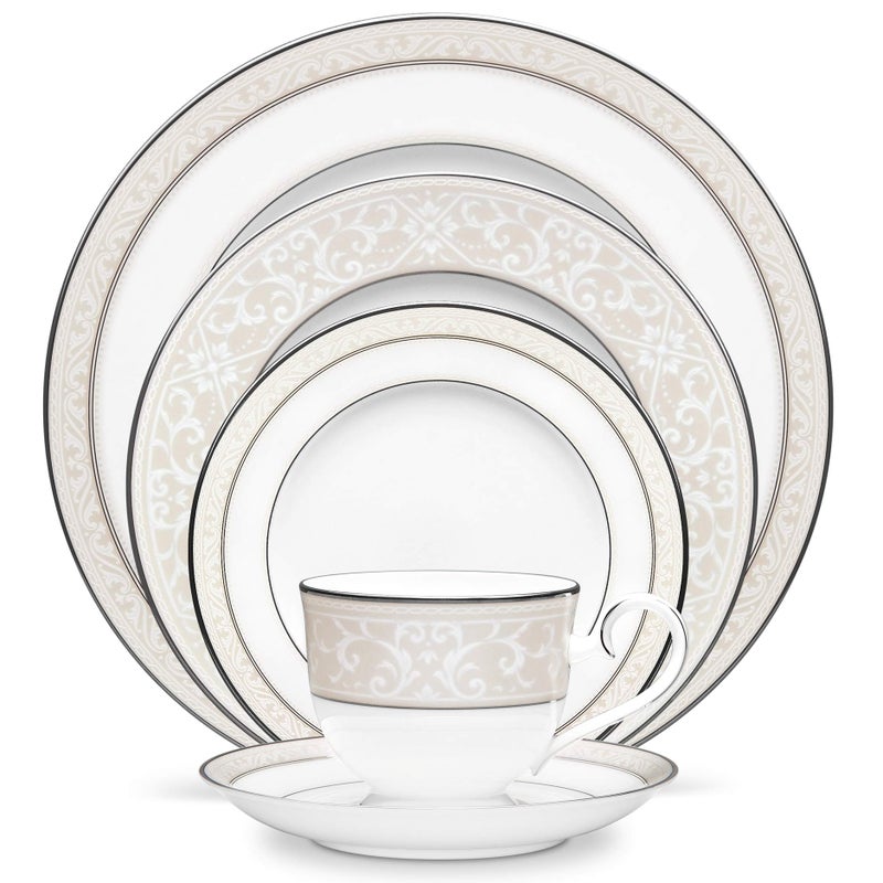 Noritake Noritake Montvale Platinum  5 piece place setting 