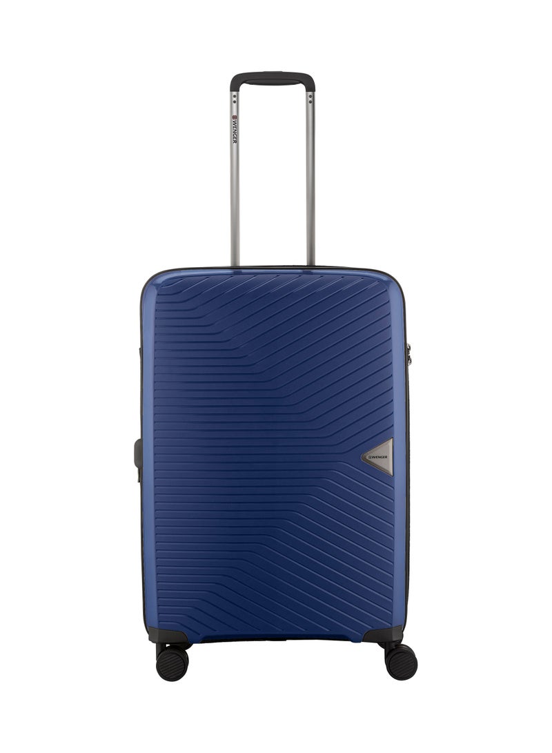 Wenger UltraLite Hardside Medium Expandable 67cm Check-In Luggage - Navy Blue - Image 1