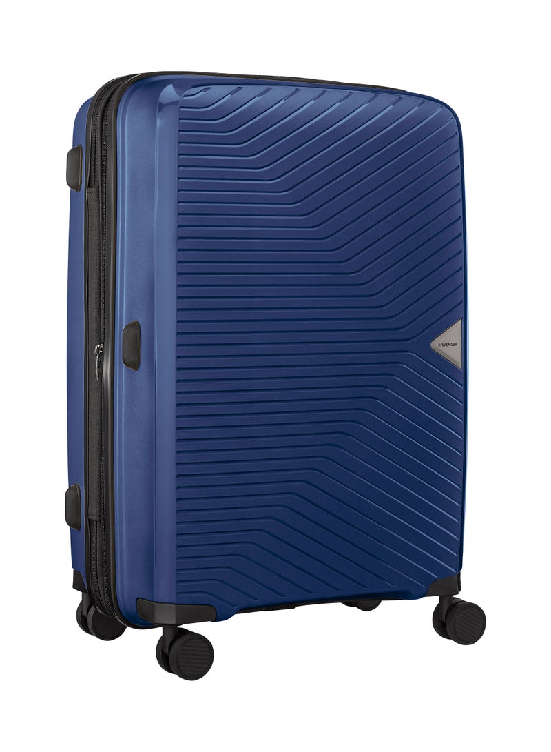 Wenger UltraLite Hardside Medium Expandable 67cm Check-In Luggage - Navy Blue - Image 3