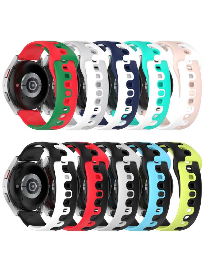 erorex Replacement Band For GarminMove Trend 20mm Double Color Silicone Watch Band - Image 4