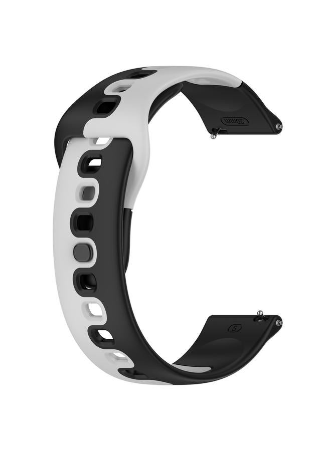 erorex Replacement Band For GarminMove Trend 20mm Double Color Silicone Watch Band - Image 2