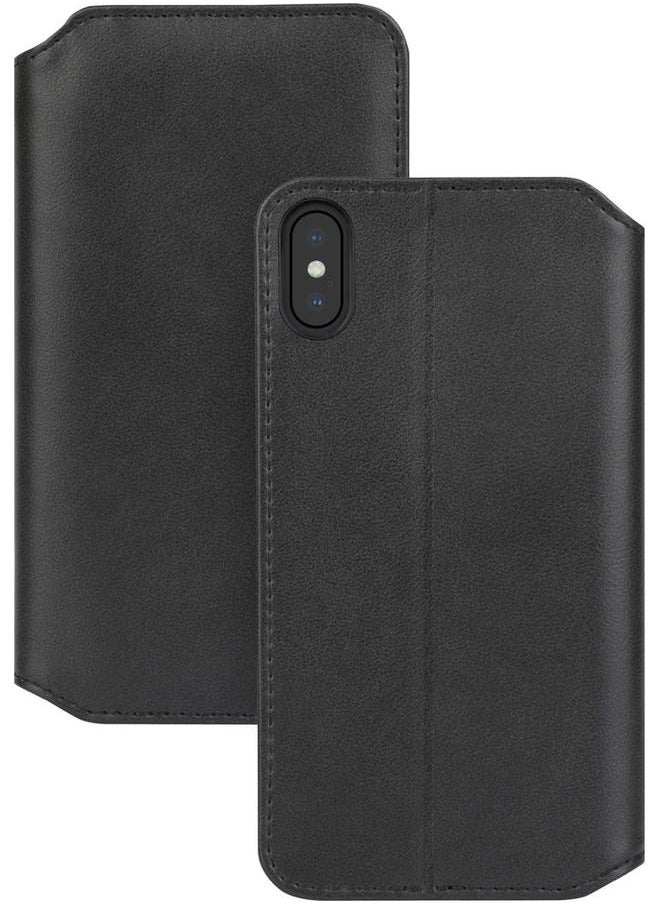 erorex - Overture Premium Wallet Case For Iphone Xs Max Folio Case Black 99Mo091011 - Image 1