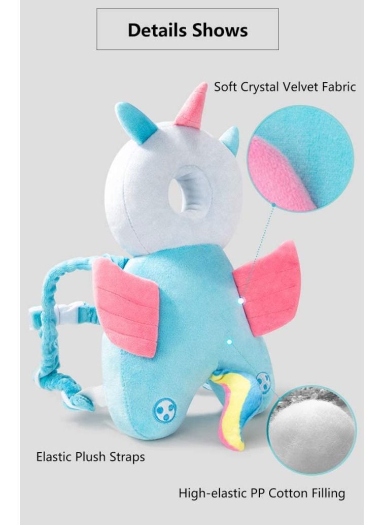 Toddler Baby Head Protection Cushion Backpack Wear, Infant Support Pillows Soft Nursery Unisex Newborn Shaping Pillow Sleep Butterfly