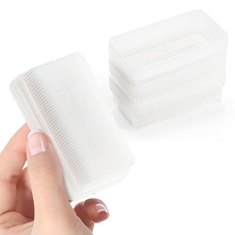 Special Supplies Sensory Brush Therapressure Therapy Brush for Occupational and Sensory Brushing Stimulating and Calming Tools for Kids and Adults Soft Flexible Bristles Latex Free 3 pack