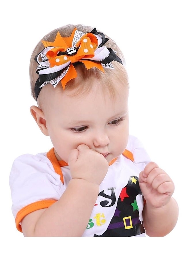 Loquat Themed Hairband Orange/Black - Image 2