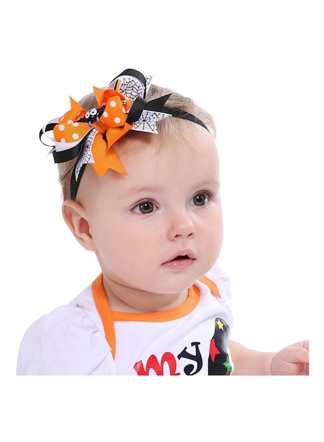 Loquat Themed Hairband Orange/Black - Image 1