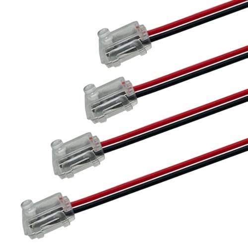 OUMICCARD Car Door Handle Light Red LED Ambient light 12V Door Bowl Decorative Light Warning Light Small Size Easy Installation Universal Small Car Ship Use (4PCS) - Image 1