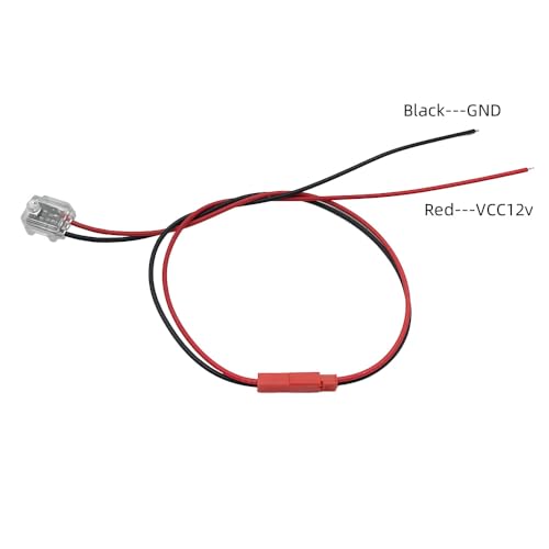 OUMICCARD Car Door Handle Light Red LED Ambient light 12V Door Bowl Decorative Light Warning Light Small Size Easy Installation Universal Small Car Ship Use (4PCS) - Image 5
