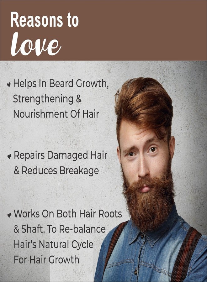 Luvyh Beard Growth Oil for Men|Beard Nourishment & Strengthening | Fluffier & Shinier Beard | Thicker and Healthier Beard Growth |Non-Sticky |No Harmful Chemicals | For Men All Hair Type-30 ML - Image 4