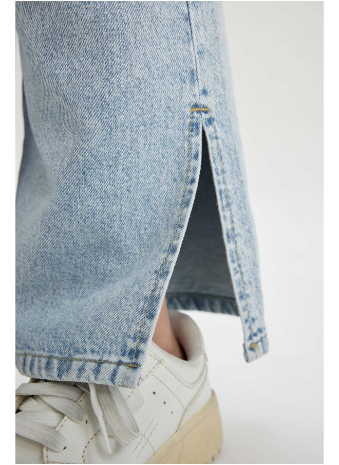 DeFacto - Girl Wide Leg Denim Trousers - Image 1