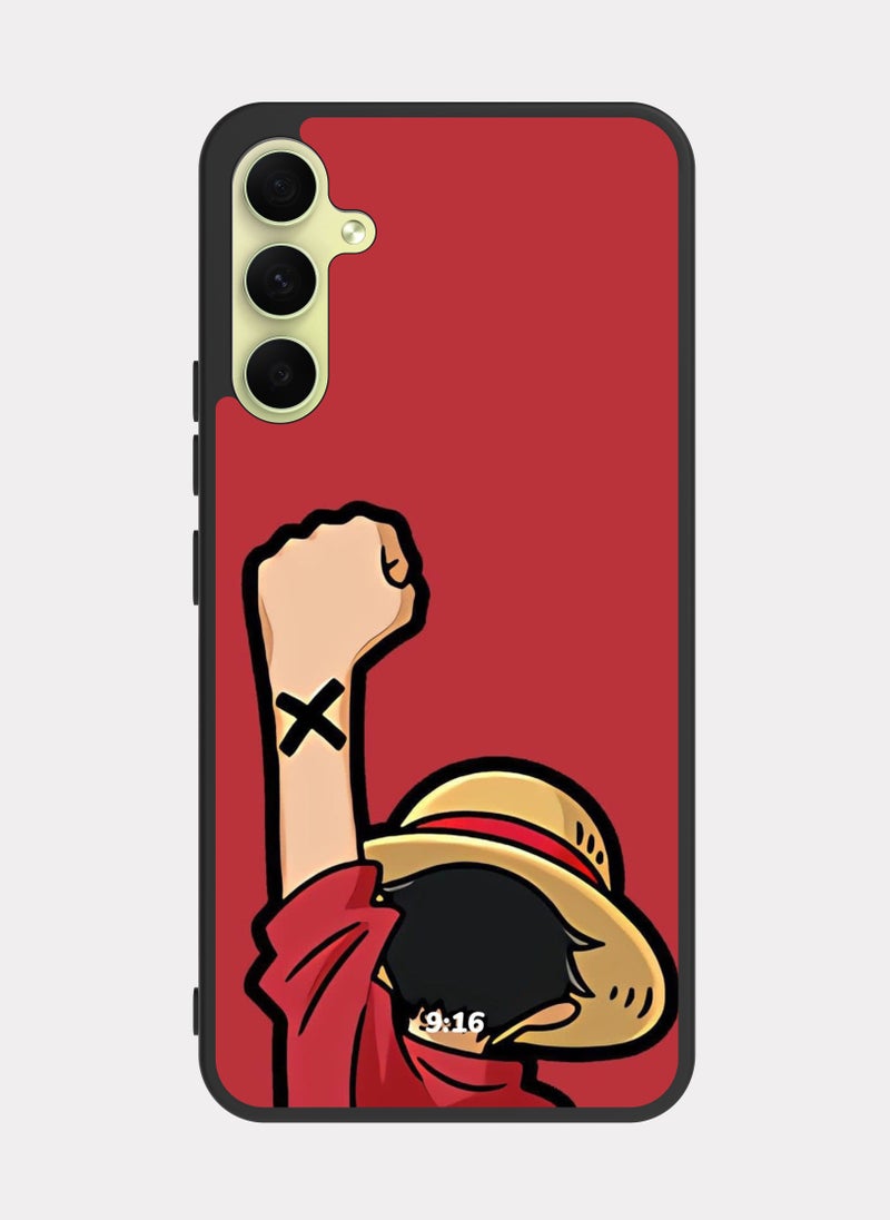 PXLAAT Samsung Galaxy A34 case cover One Piece Luffy - Image 1