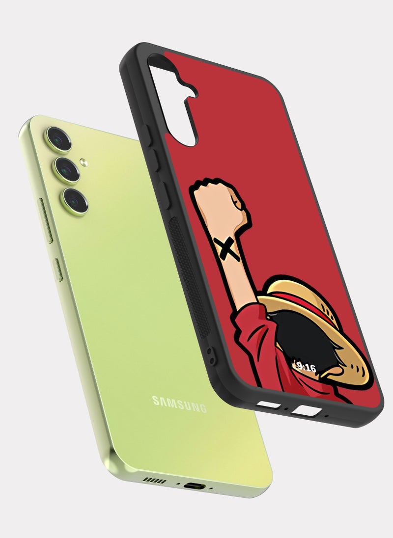 PXLAAT Samsung Galaxy A34 case cover One Piece Luffy - Image 2