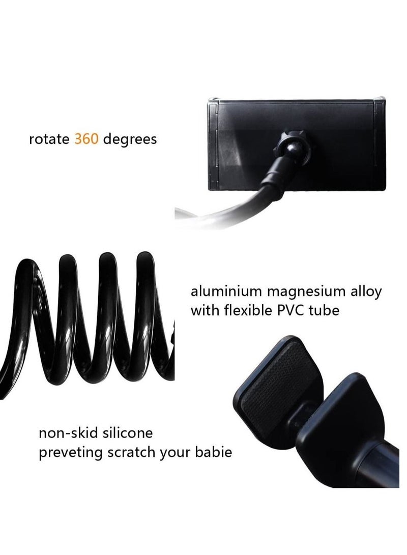 حامل هاتف مرن وقابل للتعديل باللون الأسود - Image 4