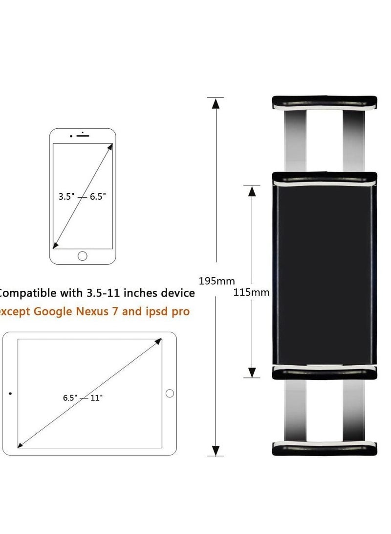حامل هاتف مرن وقابل للتعديل باللون الأسود - Image 2
