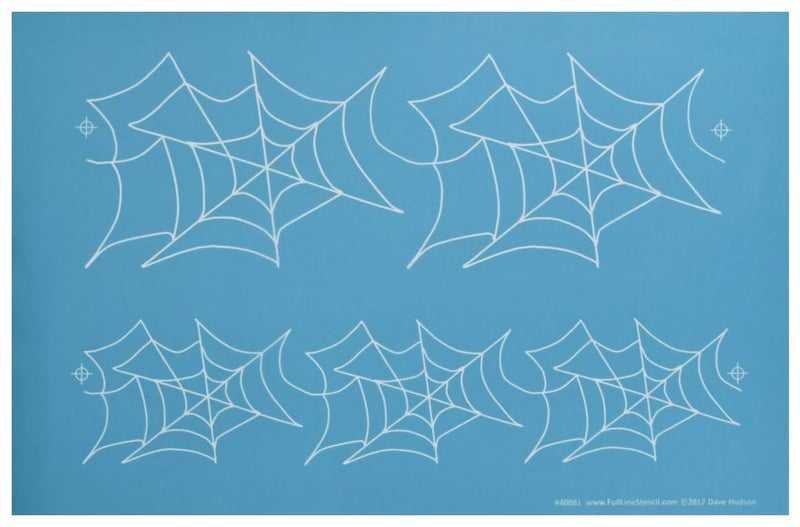 Full Line Stencil Connecting Webs Edge to Edge Stencil Continuous Line Template for Free Motion Quilting Domestic Machine Quilting Hand Quilting LongArm Quilting 40081
