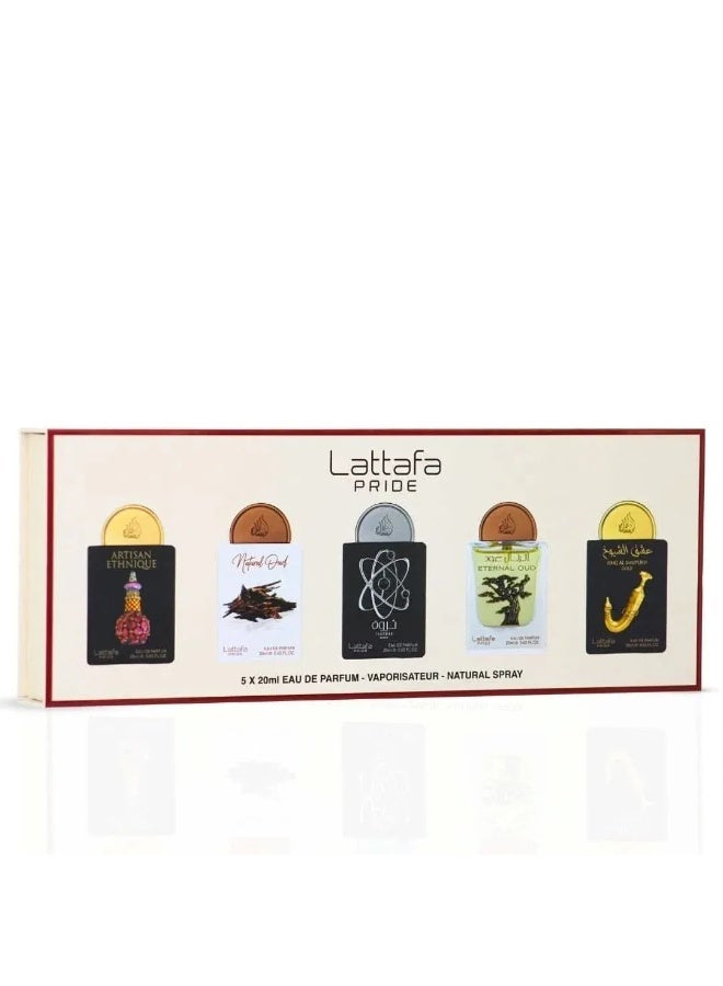 Lattafa Pride 1 x 5 Piece Giftset Collection 3 - 20*5 ml - Image 1