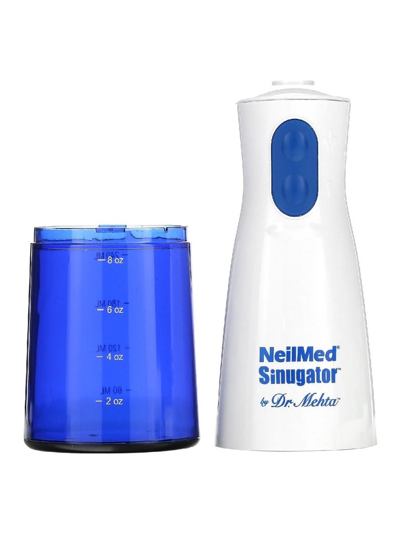 Sinugator Cordless Pulsating Nasal Wash Kit with 30 Premixed Packets