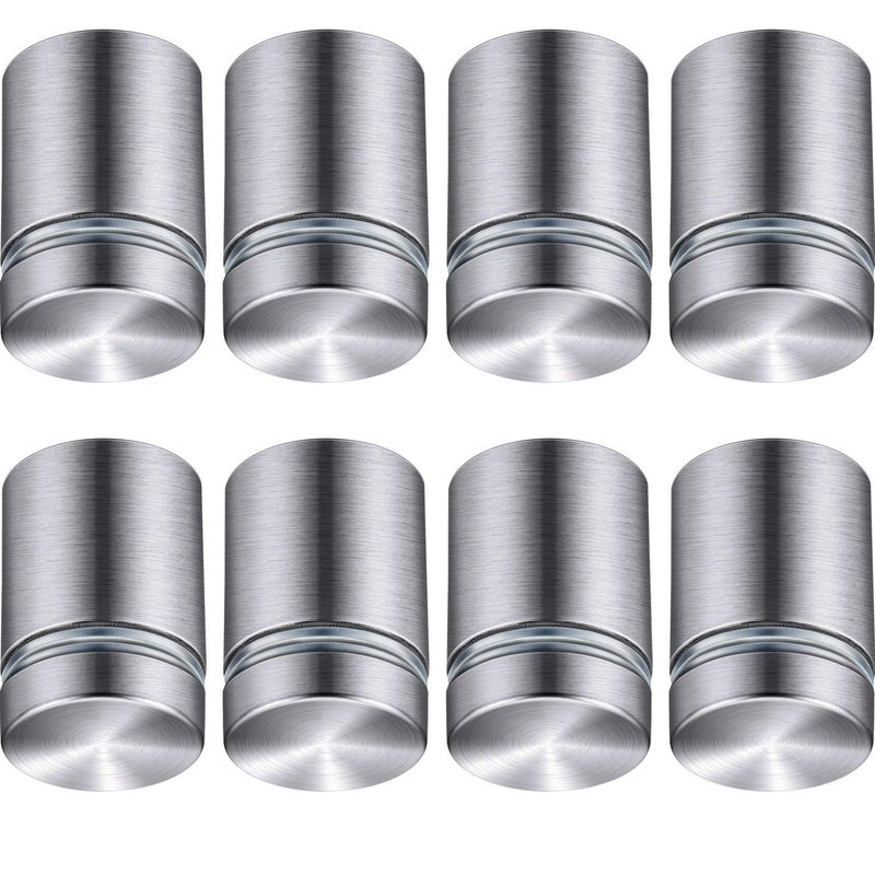 Pelopy 8 Pcs Sign Standoff Screws Advertising Screws Stainless Steel Wall Standoff Mounts Glass Acrylic Nail(3/4 x 1 Inch) - Image 1
