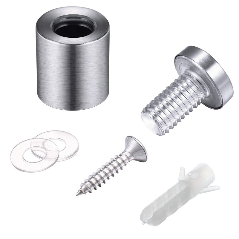 Pelopy 8 Pcs Sign Standoff Screws Advertising Screws Stainless Steel Wall Standoff Mounts Glass Acrylic Nail(3/4 x 1 Inch) - Image 4