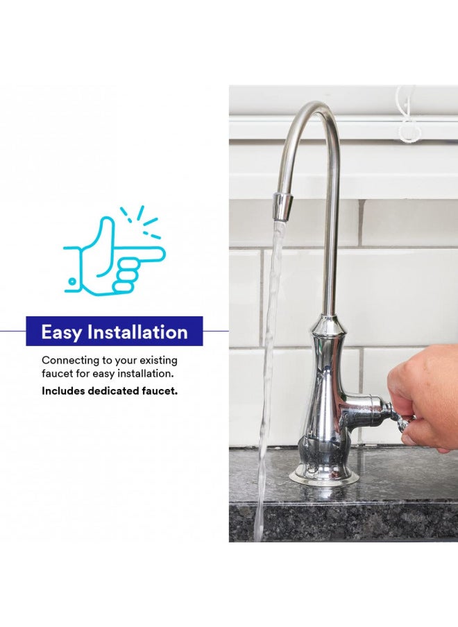 Aqua pure - 3M Aqua-Pure Under Sink Replacement Water Filter AP-DW80/90, For Aqua-Pure AP-DWS1000, Reduces Particulate, Chlorine Taste and Odor, Lead, Cysts, VOCs, MTBE - Image 1