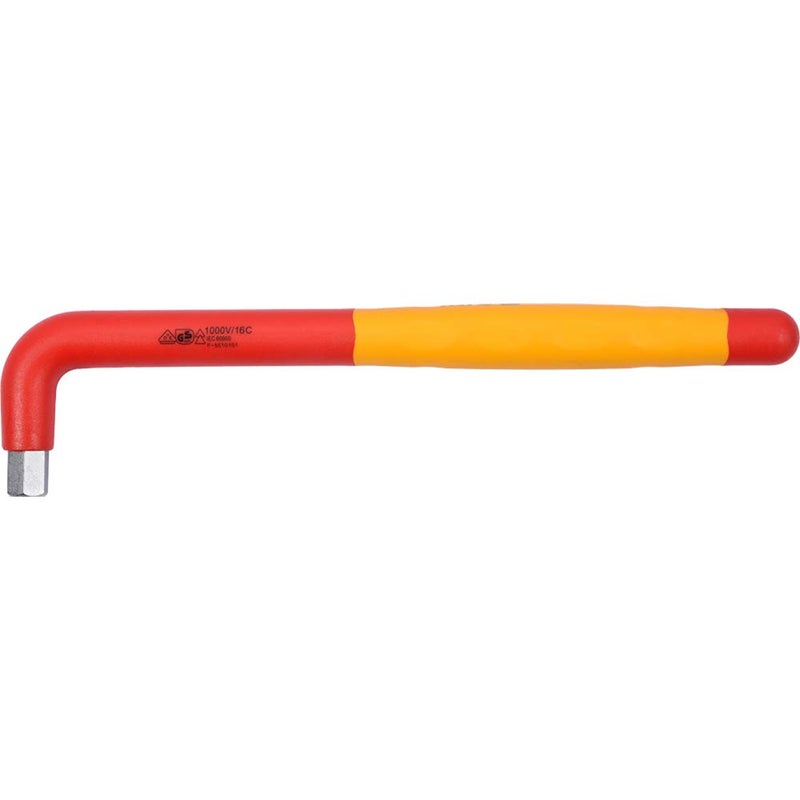 Yato YT21127 Insulated chrome Vanadium steel Hexagonal HEX keys Wrench Tool Wrench all size Industrial tools Furniture Tools 3mm to 12mm Available Lenght 130mm to 160mm - Image 1