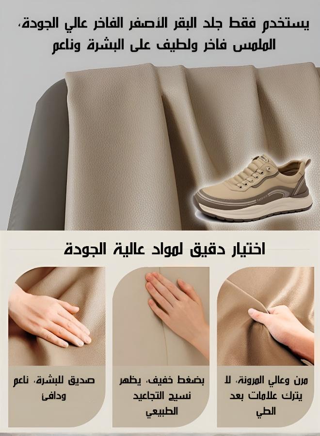 أحذية رياضية رجالية خفيفة الوزن للاستخدام اليومي - تصميم مخيط، جزء علوي يسمح بالتهوية - أحذية مريحة ومتينة للاستخدام اليومي - Image 4