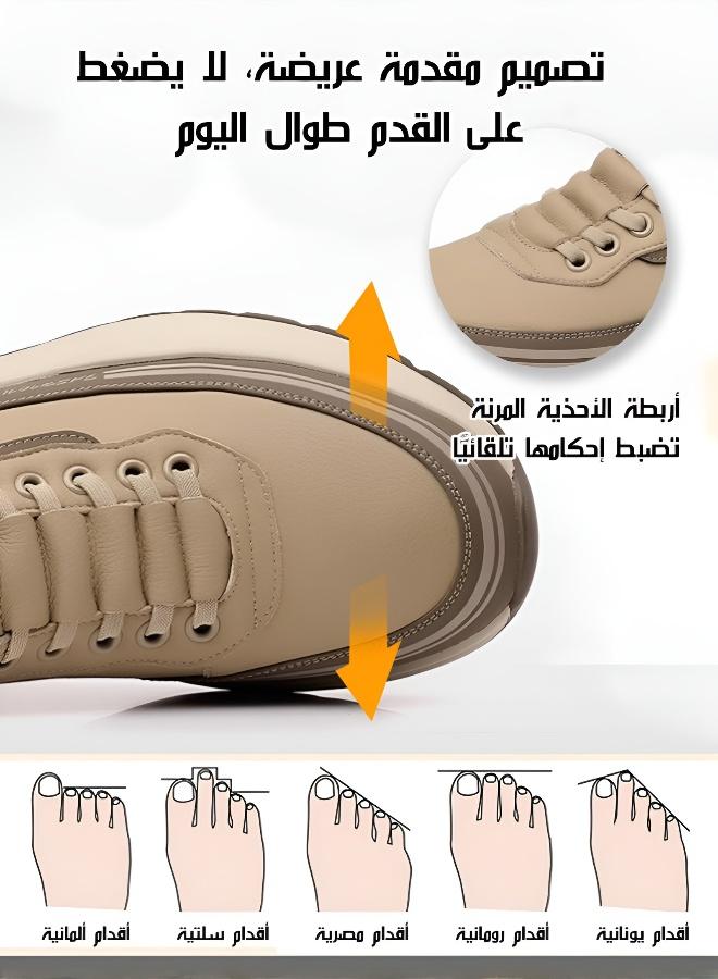 أحذية رياضية رجالية خفيفة الوزن للاستخدام اليومي - تصميم مخيط، جزء علوي يسمح بالتهوية - أحذية مريحة ومتينة للاستخدام اليومي - Image 3
