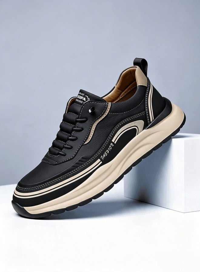 Men's Lightweight Casual Sneakers for Men – Stitched Design, Breathable Upper – Comfortable & Durable Everyday Shoes - Image 1