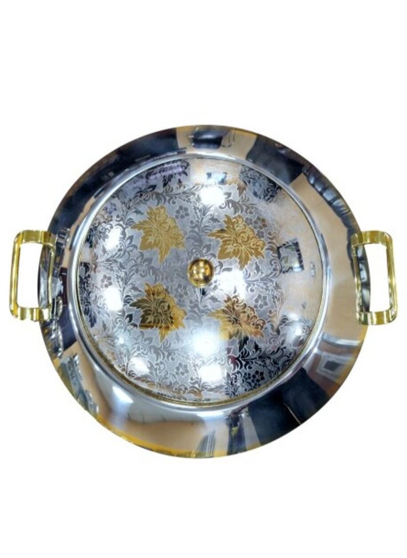 Jazz - Round Serving Tray With Lid 40×40cm - Image 1