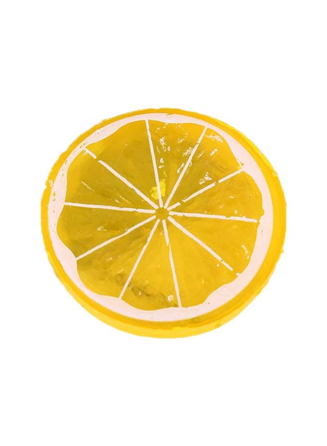 klarako 10pcs Simulation Lemon Slices Simulation Fruit Slices Artificial Lemon Slice Fake Lemons Slice for Party Kitchen Wedding Decoration (Yellow)  - Image 5