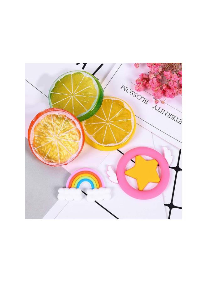 klarako 10pcs Simulation Lemon Slices Simulation Fruit Slices Artificial Lemon Slice Fake Lemons Slice for Party Kitchen Wedding Decoration (Yellow)  - Image 4