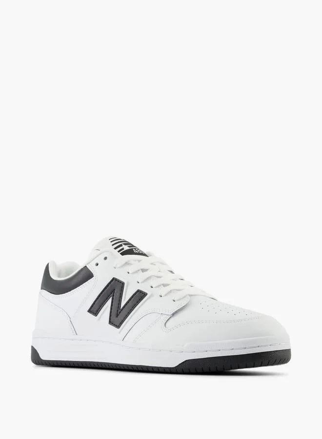 نيو بالانس Men's Logo Detail Sneakers with Lace-Up Closure - BB480