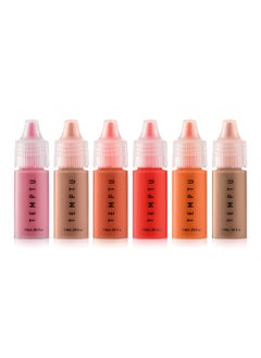 Temptu TEMPTU S/B Silicone-Based Airbrush Blush Starter Set: Long-Wear Makeup, Dewy Buildable Formula Brightens Complexion With Natural Flush Of Color | All Skin Types | Includes 6 Shades 