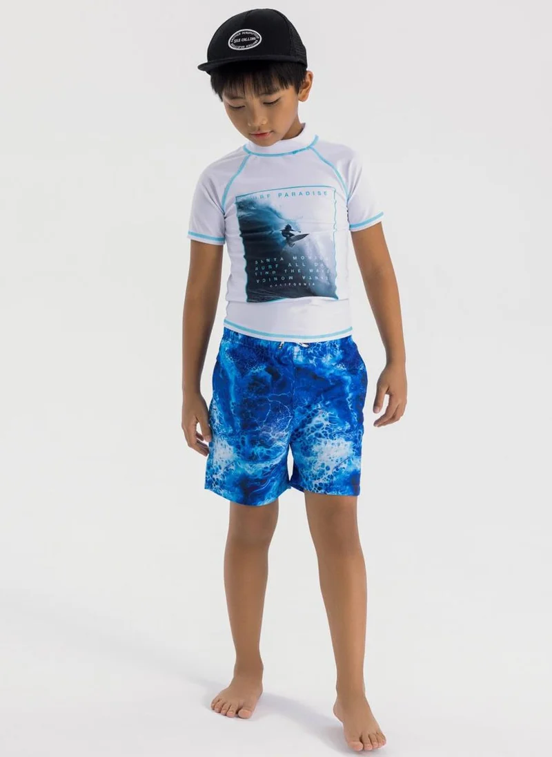 مينوتي Kids Boys  Short Sleeve Rash Top