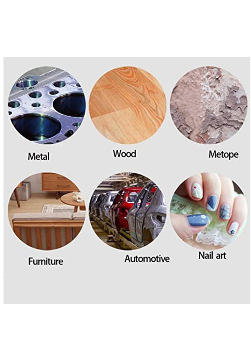 كاست ويف 10 حزم ورق صنفرة 400 حصى ، ورق رملي أبيض عالي الأداء من الألومينا Abra sive لتشطيب الأثاث الخشبي ، طحن المعادن ، تلميع السيارات - Image 3