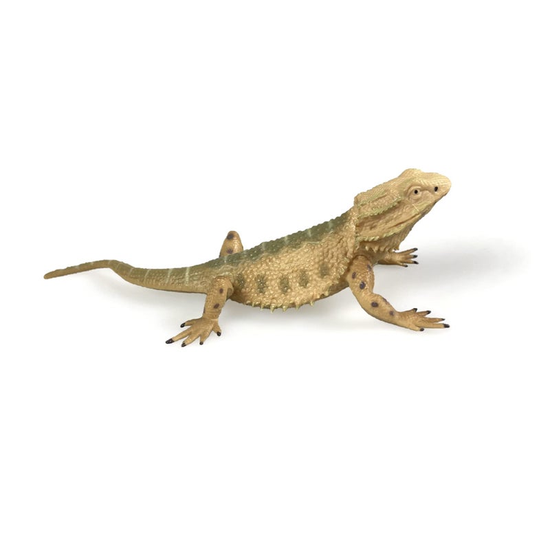 NAKIMO Bearded Dragon Animal Figurine Lizard Toy Realistic Reptile Figures for Decoration, Science Education, Prank Props (Bearded Dragon) - Image 1