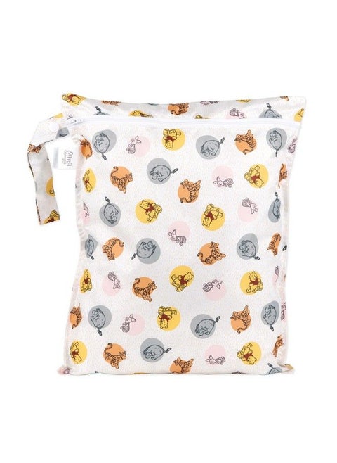 Waterproof Wet Bags For Baby Disney Winnie The Pooh Travel Swimsuit Cloth Diapers Pump Parts Gym Clothes Toiletries Strap To Stroller Zipper Reusable Bag