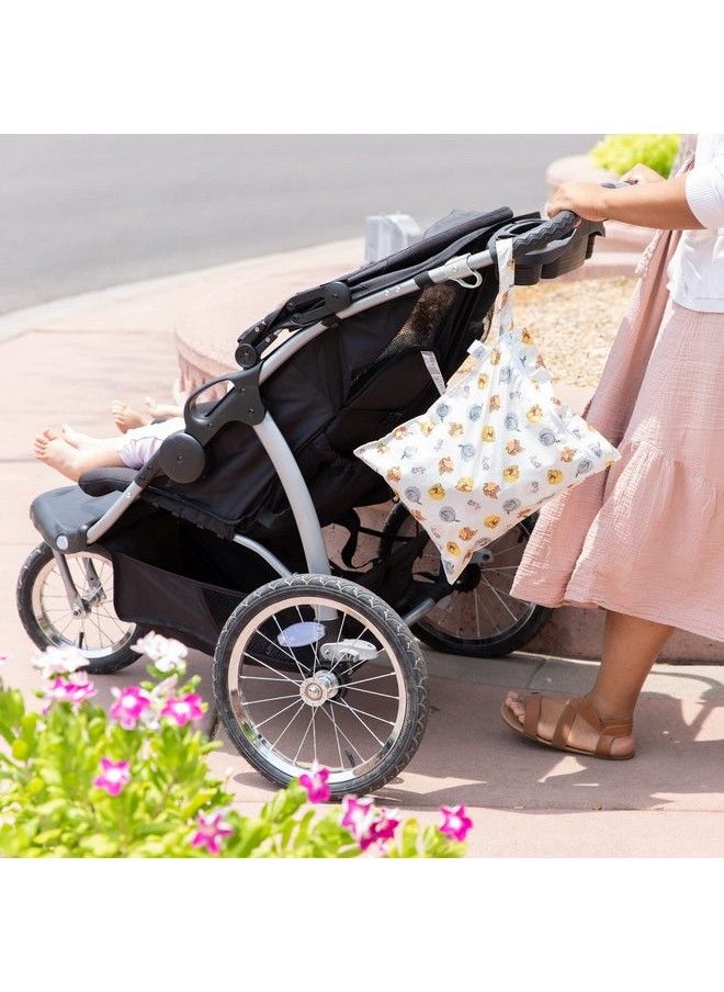 BUMKiNs - Waterproof Wet Bags For Baby Disney Winnie The Pooh Travel Swimsuit Cloth Diapers Pump Parts Gym Clothes Toiletries Strap To Stroller Zipper Reusable Bag - Image 1