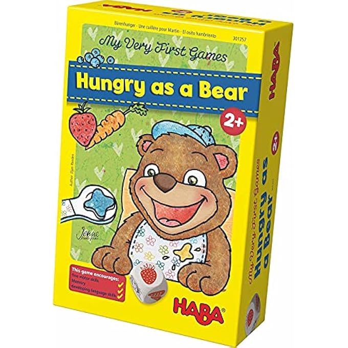 هابا 301257 ألعابي الأولى جائع كدب لعبة ذاكرة براعة للأعمار من 2 وما فوق النسخة الألمانية - Image 1