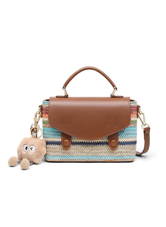 Yuyula Women's Handbag, Cambridge Bag, Stylish Casual Woven Bag, Shoulder Crossbody Bag, Birthday And New Year Gift For Girlfriend - Image 3