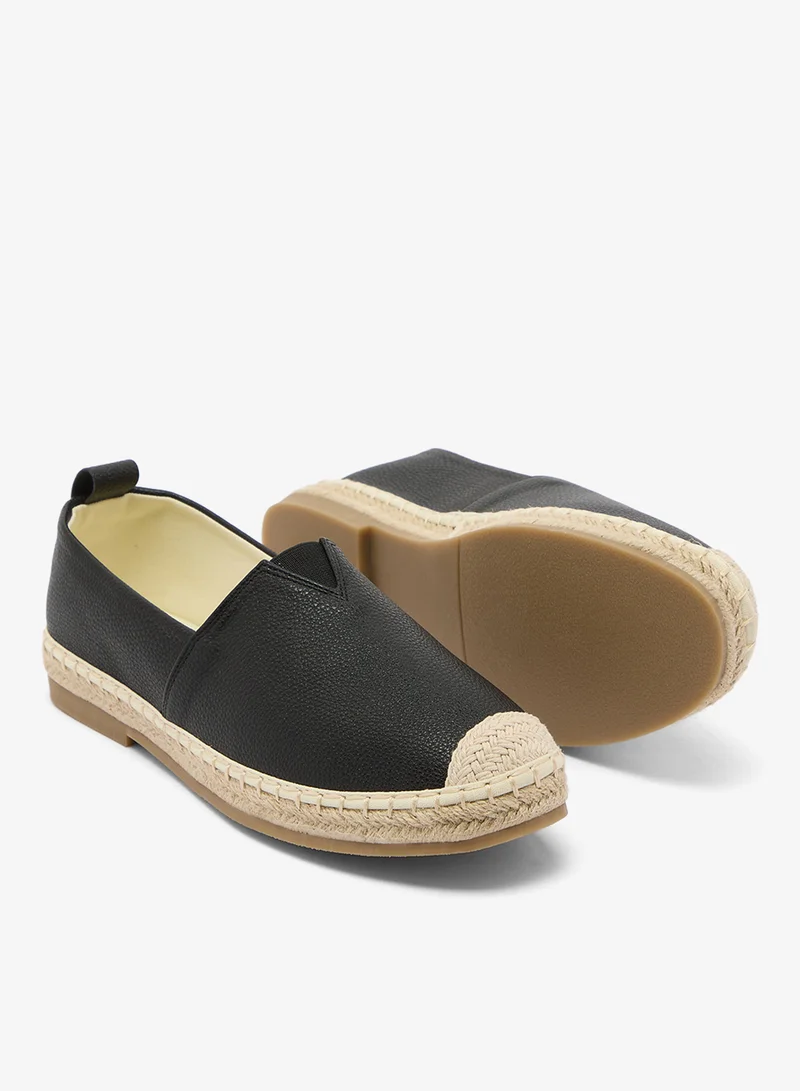 Ginger Black Raffia Espadrilles for Women | Best Price UAE