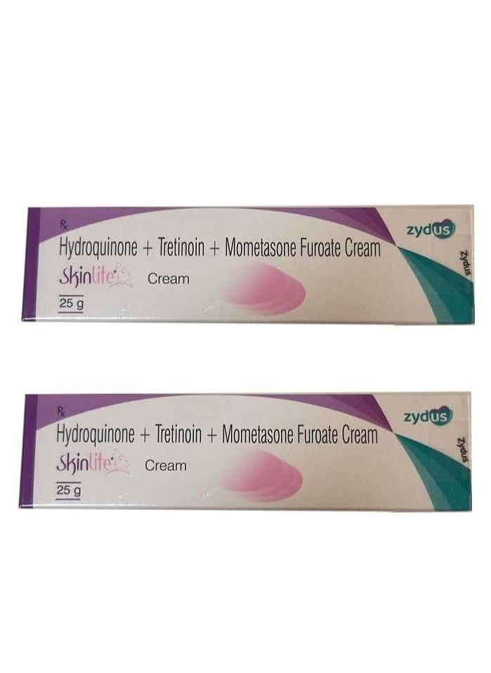 SKINLITE Skinlite Cream for Melasma, Hyperpigmentation and Whitening - 25G Pack of 2  - Image 1