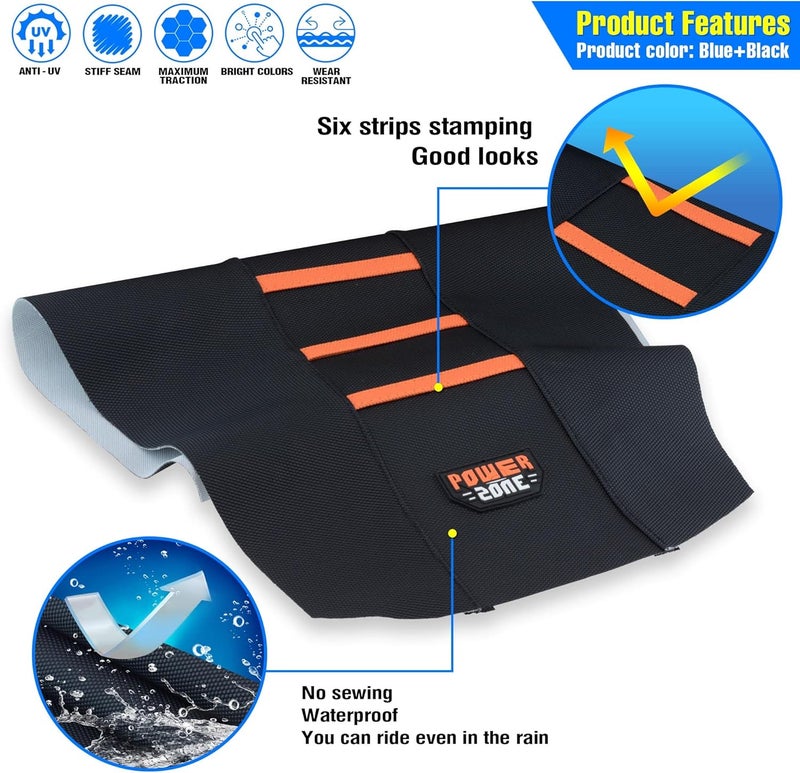 MCHMFG غطاء مقعد دراجة نارية عالمي من MCHMFG - غير قابل للانزلاق - Image 3